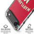 University of Maryland Collegiate Text Red iPhone 17 Air Clear Case