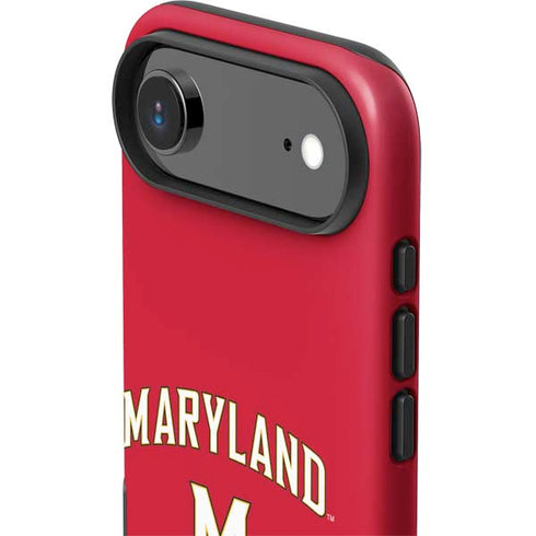 University of Maryland Collegiate Text Red iPhone 17 Air Impact Case