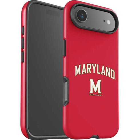 University of Maryland Collegiate Text Red iPhone 17 Air Impact Case