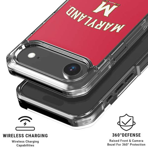 University of Maryland Collegiate Text Red iPhone 17 Air MagSafe Case
