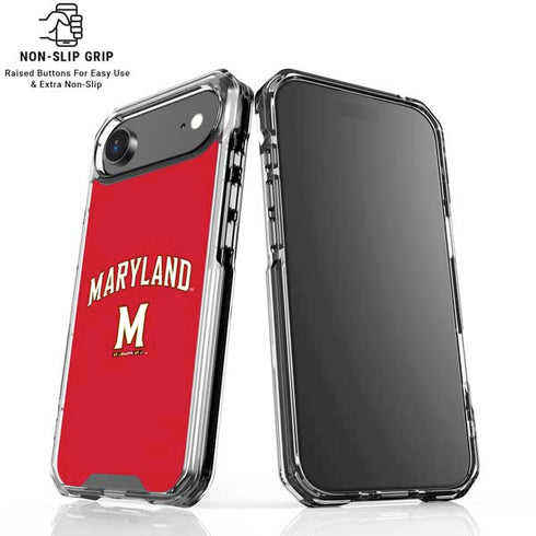 University of Maryland Collegiate Text Red iPhone 17 Air MagSafe Case