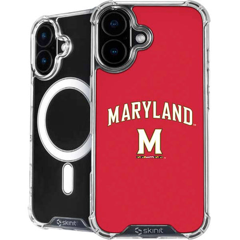 University of Maryland Collegiate Text Red iPhone 17 MagSafe Case