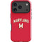 University of Maryland Collegiate Text Red iPhone 17 Pro Impact Case