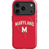 University of Maryland Collegiate Text Red iPhone 17 Pro Magsafe Impact Case