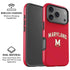University of Maryland Collegiate Text Red iPhone 17 Pro Magsafe Impact Case