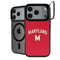 University of Maryland Collegiate Text Red iPhone 17 Pro Max Kickstand Case