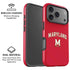 University of Maryland Collegiate Text Red iPhone 17 Pro Max Magsafe Impact Case