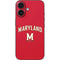 University of Maryland Collegiate Text Red iPhone 17 Skin