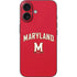 University of Maryland Collegiate Text Red iPhone 17 Skin