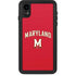University of Maryland Collegiate Text Red iPhone Cases