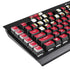 University of Maryland Collegiate Text Red K95 RGB PLATINUM Mechanical Gaming Keyboard Skin
