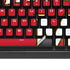 University of Maryland Collegiate Text Red K95 RGB PLATINUM Mechanical Gaming Keyboard Skin