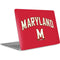 University of Maryland Collegiate Text Red Apple MacBook Air Skin