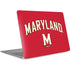 University of Maryland Collegiate Text Red Apple MacBook Air Skin