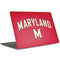 University of Maryland Collegiate Text Red MacBook Skins