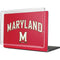 University of Maryland Collegiate Text Red MacBook Cases