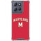 University of Maryland Collegiate Text Red Moto G 5G (2025) Clear Case