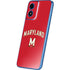University of Maryland Collegiate Text Red Moto G Play 4G (2024) Skin