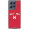 University of Maryland Collegiate Text Red Moto G Power 5G (2025) Clear Case