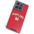 University of Maryland Collegiate Text Red Moto G Stylus 5G (2025) Clear Case