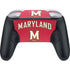 University of Maryland Collegiate Text Red Nintendo Switch 2 (2025) Pro Controller Skin