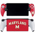 University of Maryland Collegiate Text Red PlayStation Portal Remote Player Skin