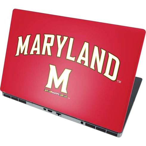 University of Maryland Collegiate Text Red Dell Precision Skin