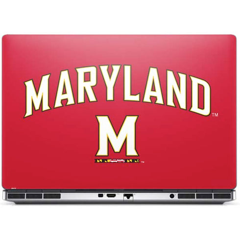 University of Maryland Collegiate Text Red Dell Precision Skin