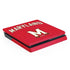 University of Maryland Collegiate Text Red PlayStation PS4 Skins