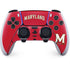 University of Maryland Collegiate Text Red PS5 DualSense Edge Pro Controller Skin
