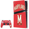 University of Maryland Collegiate Text Red PS5 Pro Bundle Skin