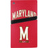 University of Maryland Collegiate Text Red PS5 Pro Disk Console Skin