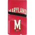 University of Maryland Collegiate Text Red PS5 Pro Disk Console Skin