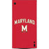 University of Maryland Collegiate Text Red XBox Series X Digital Edition Console Skin