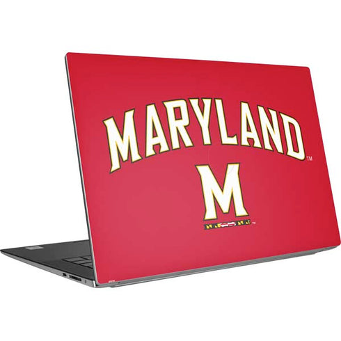 University of Maryland Collegiate Text Red Dell XPS Skin