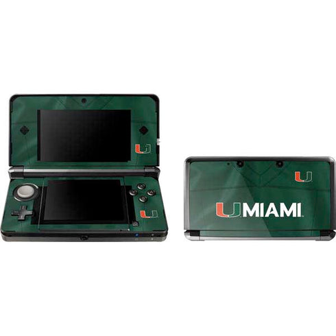 University of Miami Green Jersey Nintendo Skins