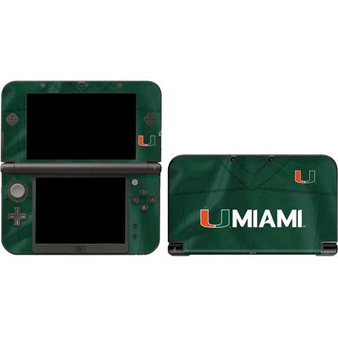 University of Miami Green Jersey Nintendo Skins