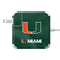 University of Miami Green Jersey 85W Power Adapter (15 and 17 inch MacBook Pro Charger) Skin