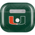 University of Miami Green Jersey Apple AirPods (3rd Gen 2021) Skin