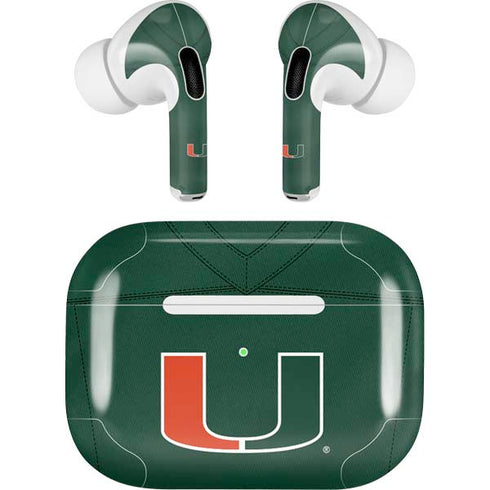 University of Miami Green Jersey Apple AirPods Pro Skin