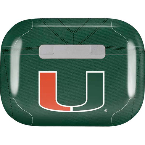 University of Miami Green Jersey Apple AirPods Pro Skin
