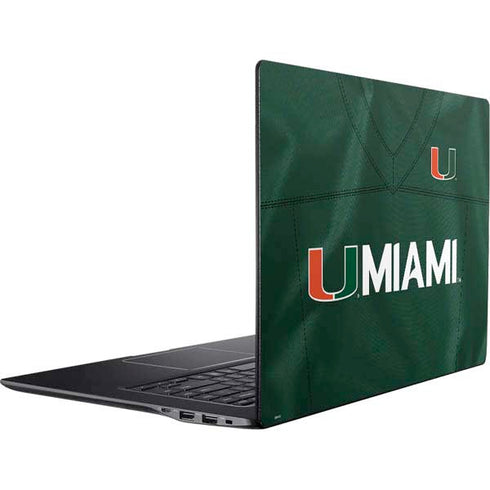 University of Miami Green Jersey Ativ Book 9 (15.6in 2014) Skin