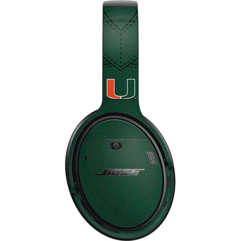 University of Miami Green Jersey Bose QuietComfort 35 II Headphones Skin