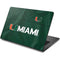 University of Miami Green Jersey Dell Chromebook Skin