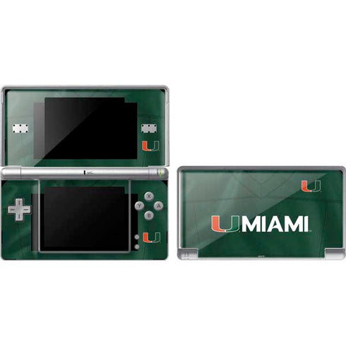 University of Miami Green Jersey Nintendo Skins