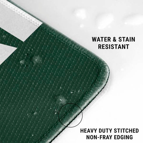 University of Miami Green Jersey Gaming Mouse Pad