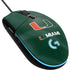 University of Miami Green Jersey G203 Prodigy RGB Wired Gaming Mouse Skin