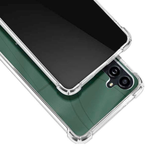 University of Miami Green Jersey Galaxy A54 5G Clear Case
