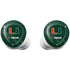 University of Miami Green Jersey Galaxy Buds Plus Skin