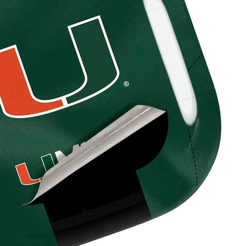 University of Miami Green Jersey Galaxy Buds Pro Skin